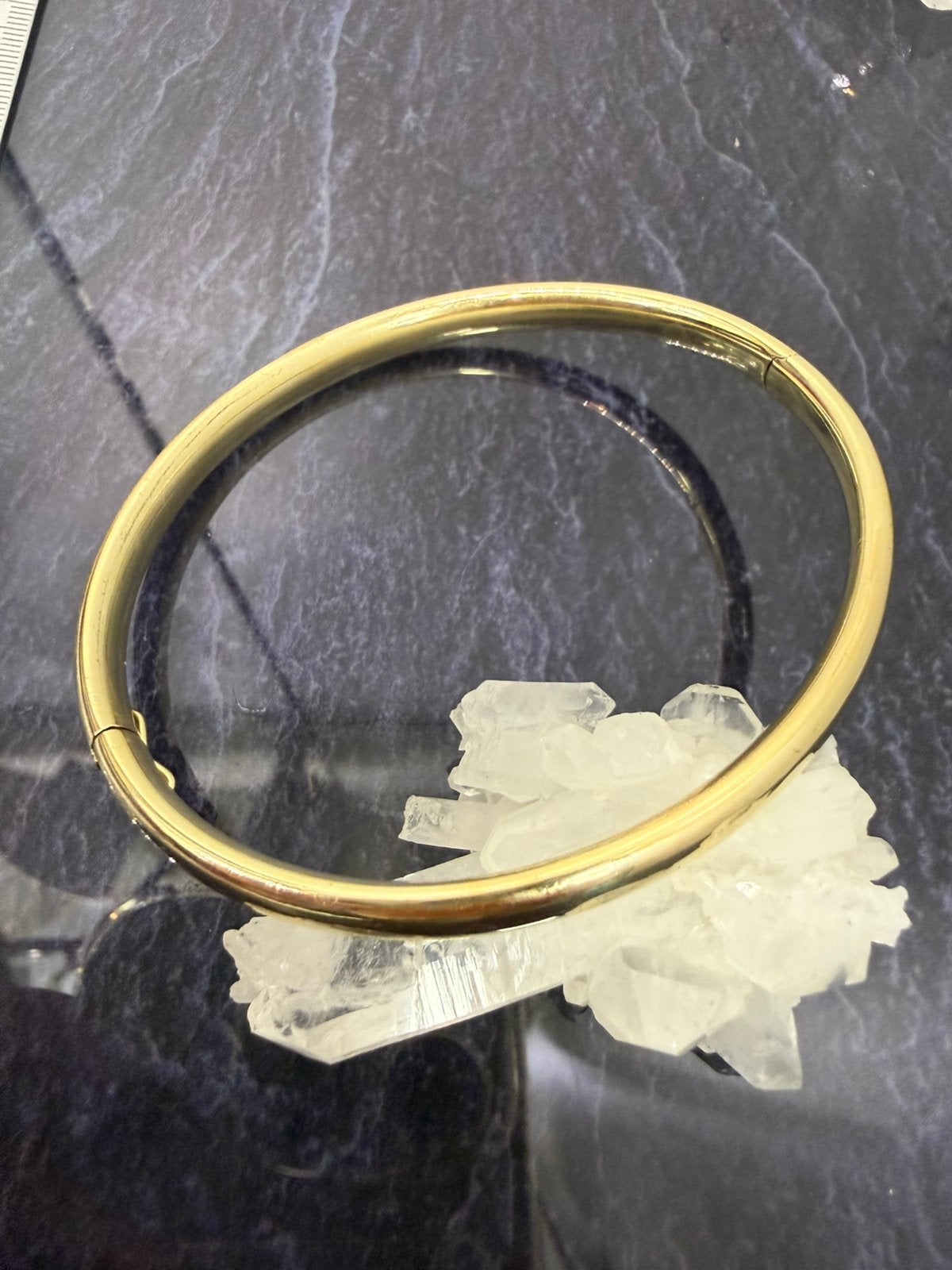 Prachtig 14k gouden slaven armband met extra sluiting, Sieraden, Tassen en Uiterlijk, Ophalen of Verzenden, Goud