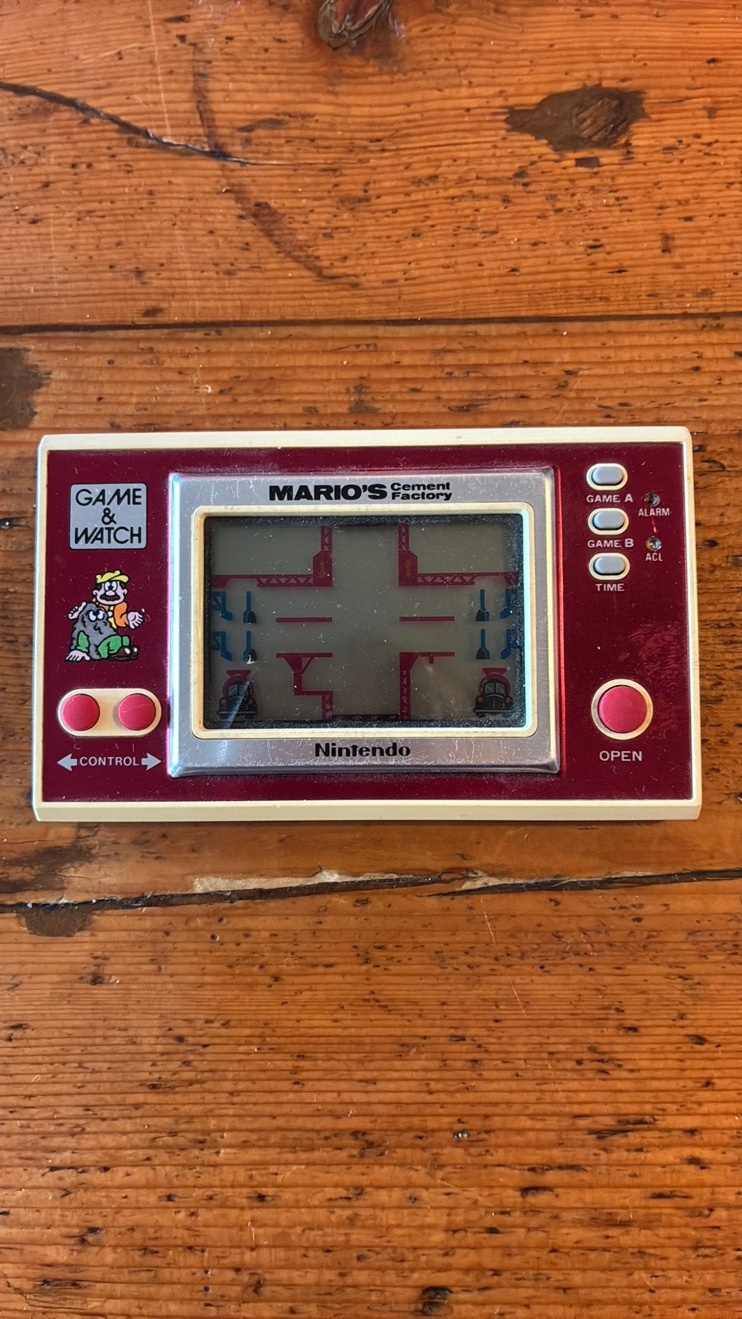 Game & Watch Mario’s Cement Factory Nintendo, Ophalen of Verzenden, Zo goed als nieuw, Overige modellen