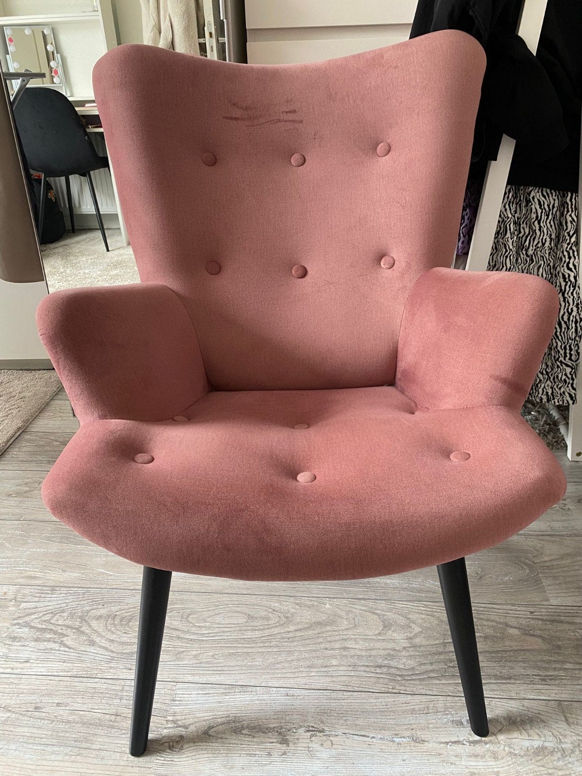 Mooie oudroze fauteuil van Leen Bakker, Ophalen, Gebruikt, Stof, Modern, Scandinavisch