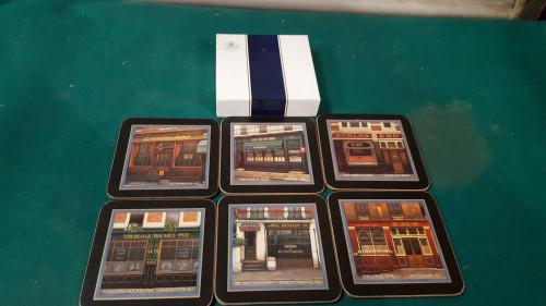 pimpernel onderzetters set, londen pups, Ophalen of Verzenden, 'T Olde Gre-j, Info@toldegrej.nl, Endepoelstraat 20f Didam