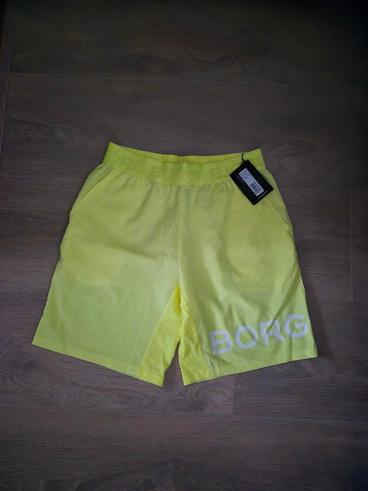 Bjorn Borg heren sportbroek, Geel, Nieuw, Ophalen of Verzenden, Algemeen