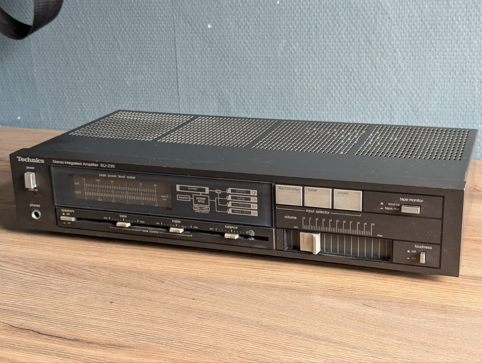 Technics SU-Z35 Versterker - Vintage!, Overige merken, Ophalen of Verzenden, Zo goed als nieuw, Minder dan 60 watt
