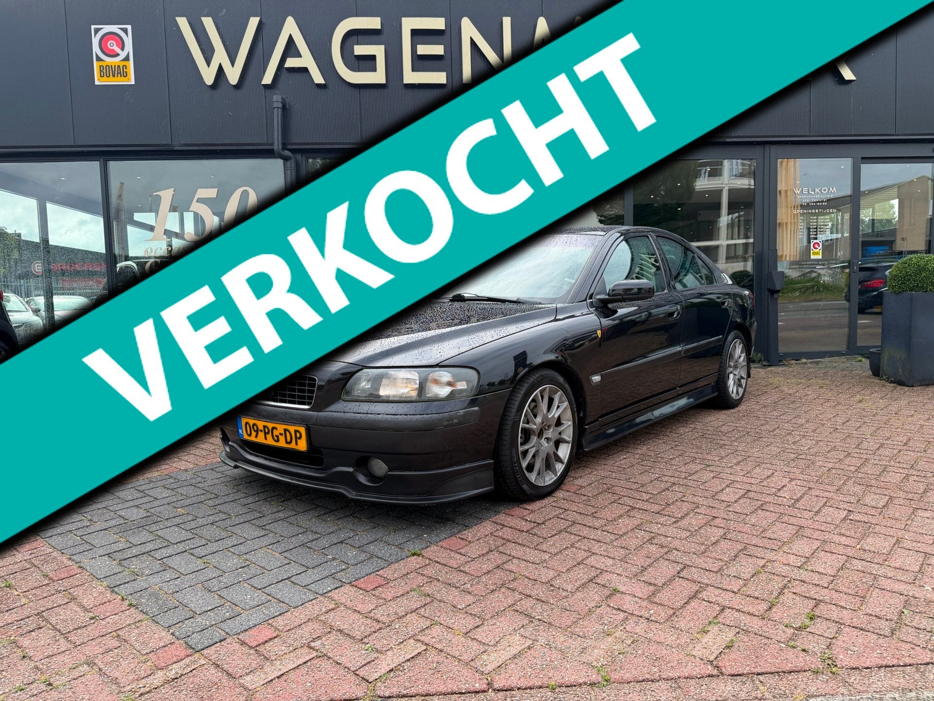 Volvo S60 2.0T Sports Edition AUT|Clima|Cruise|Goed Onderhou, Gebruikt, 1984 cc, Zwart, Bedrijf