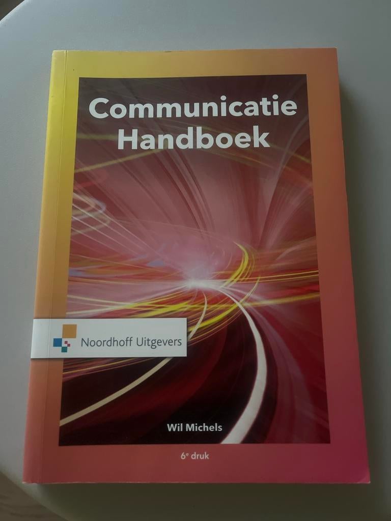 Communicatie Handboek - Wil Michels (6e druk), Boeken, Ophalen of Verzenden, Gamma, Zo goed als nieuw, HBO