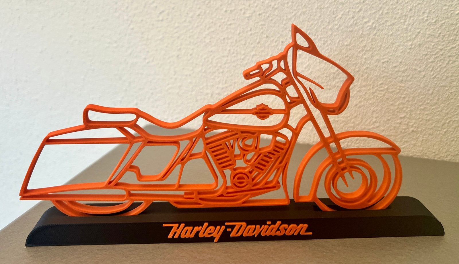 Harley Davidson Silhouet, Overige stijlen, Kunststof, Ophalen of Verzenden, Zo goed als nieuw