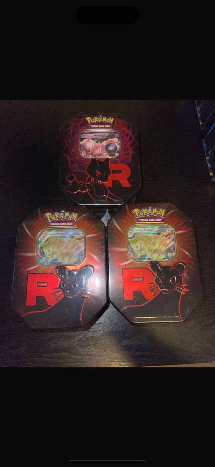 Pokémon TCG - Tin-Box Team Rocket, Ophalen of Verzenden, Zo goed als nieuw