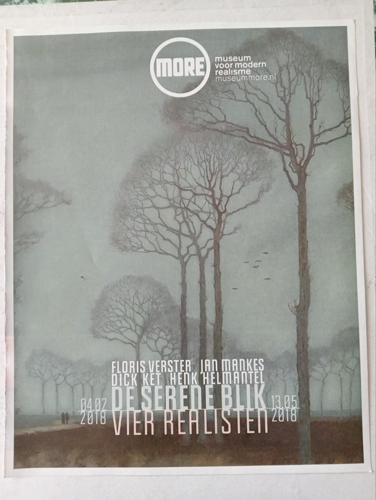 Jan Mankes Museum voor modern realisme affiche 2018, Verzamelen, Ophalen of Verzenden, 1980 tot heden, Tijdschrift