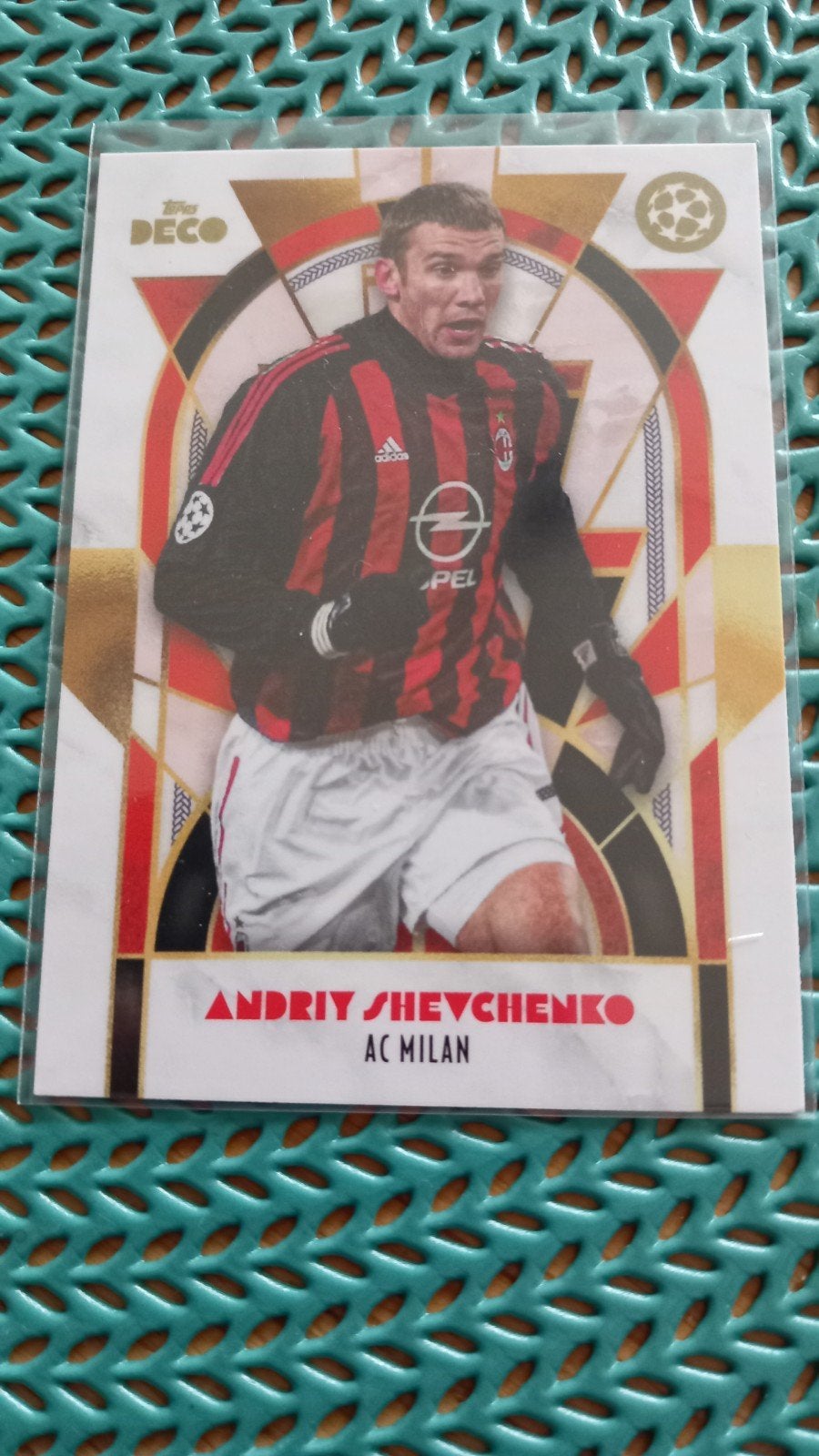 Andriy Shevchenko AC Milan Topps Deco Legends Spelerskaart, Verzenden, Zo goed als nieuw, Buitenlandse clubs, Spelerskaart