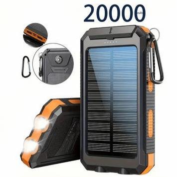 Powerbank Zonnepaneel, Telecommunicatie, Powerbanks, Ophalen of Verzenden, Nieuw, Anker