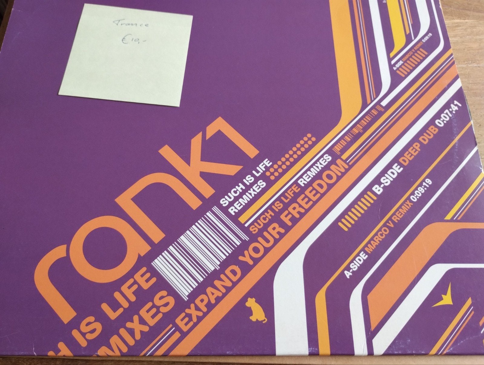Rank1 - Such Is Life Remixes (Vinyl 12 inch), Cd's en Dvd's, Vinyl | Dance en House, LP, Gebruikt, Trance, Ophalen of Verzenden