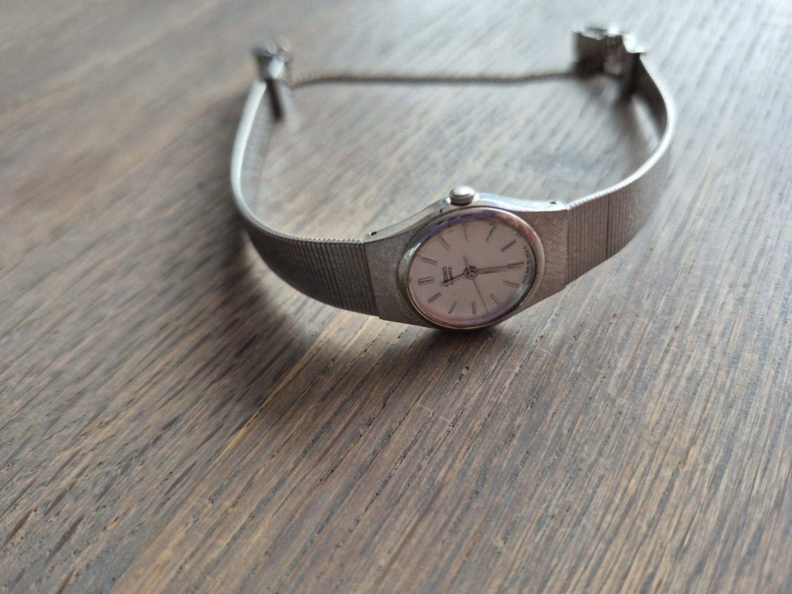 Seiko quartz mini horloge, Ophalen of Verzenden, Staal, Seiko