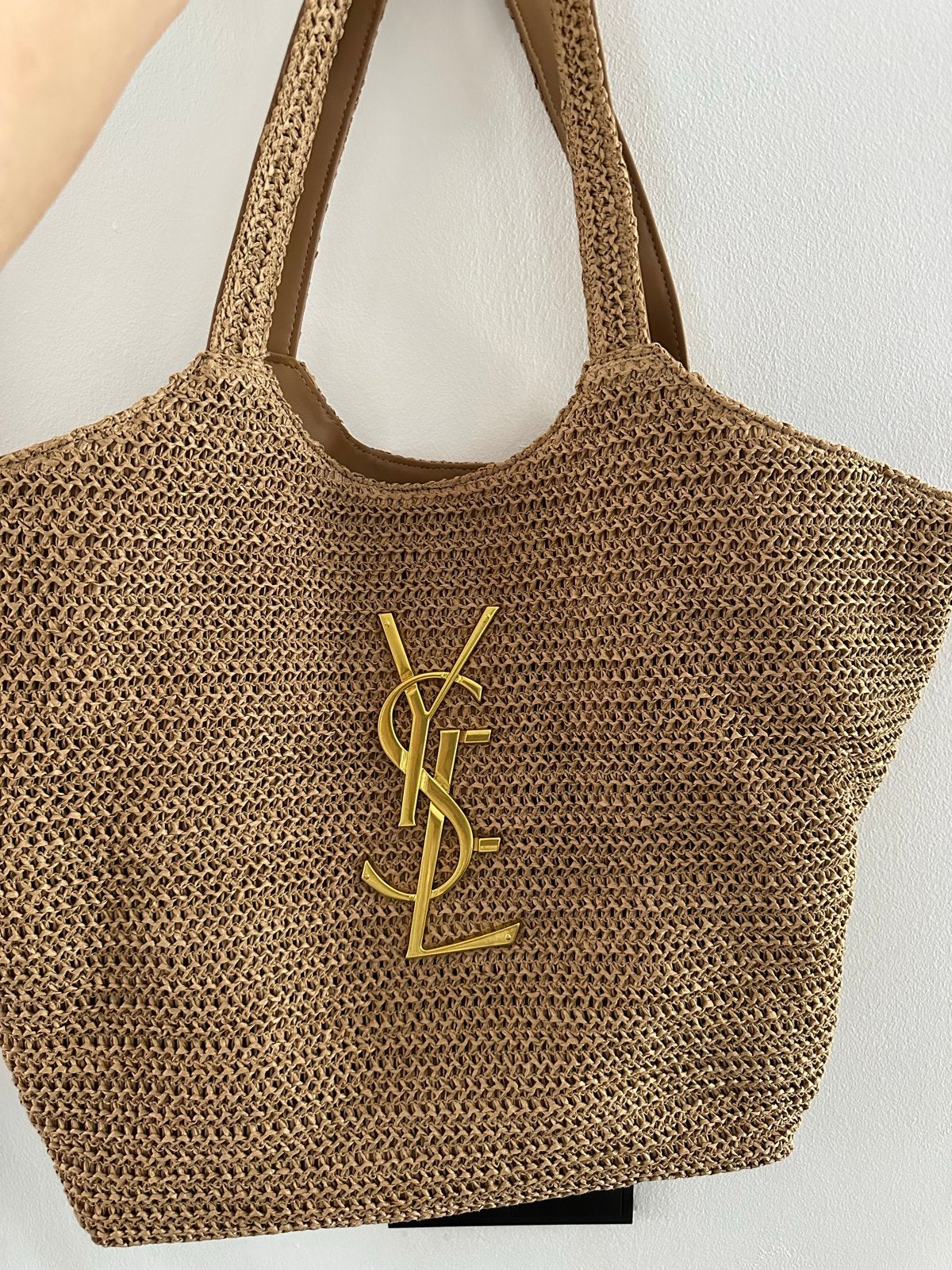 Nieuwe YSL Strandtas - Perfect voor de zomer!, Ophalen of Verzenden, Nieuw, Bruin, Shopper