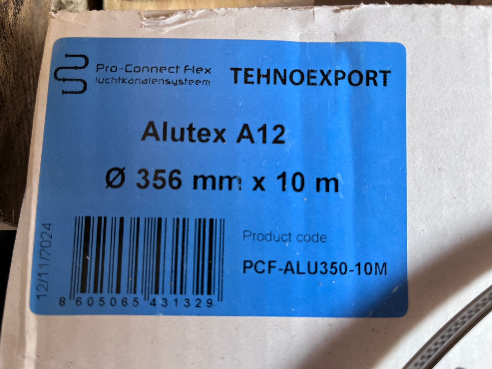 ALUFLEX 356 mm, Ophalen of Verzenden, Zo goed als nieuw, Afzuiger