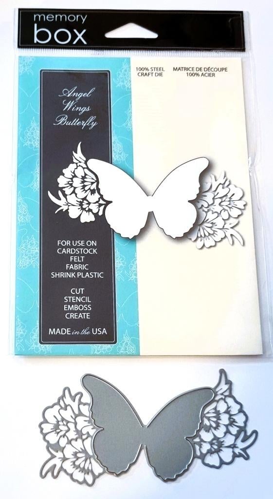 Nieuw snijmal Angel Wings Butterfly Vlinder  van Memory Box, Ophalen of Verzenden, Nieuw, Natuur, Pons of Mal