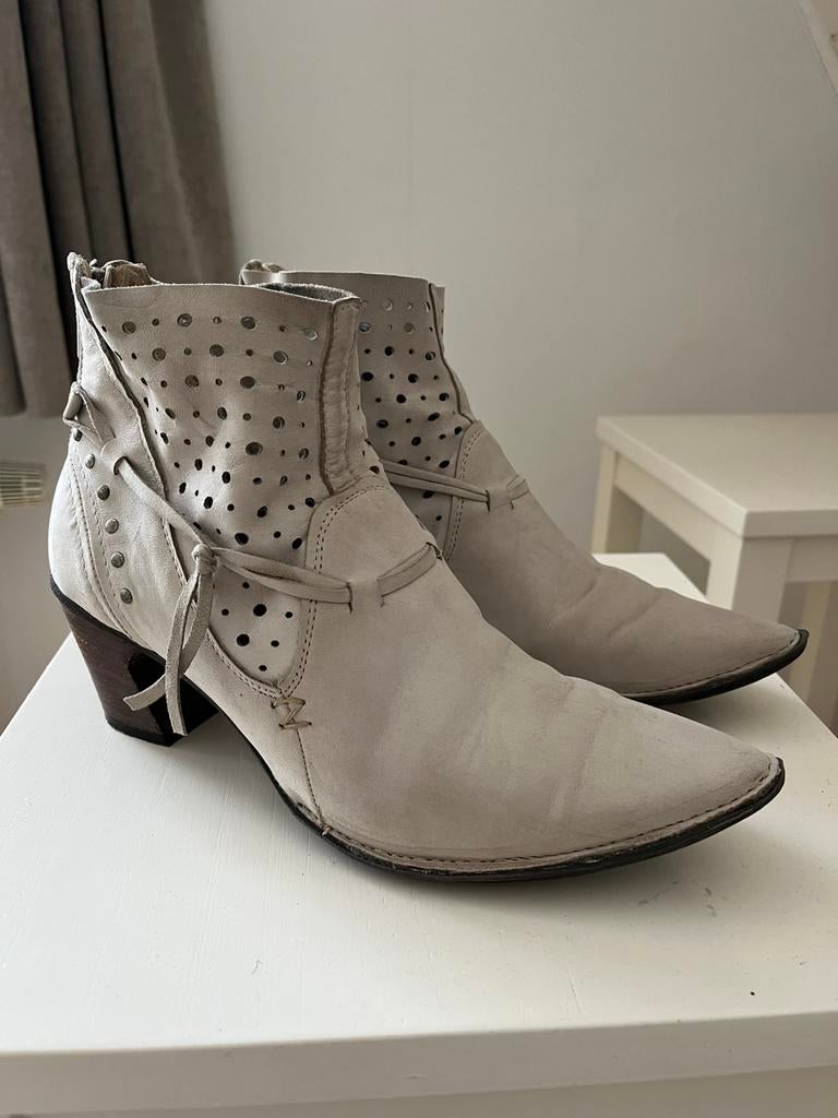 Zomerlaarsjes, Kleding | Dames, Schoenen, Beige, Lage of Enkellaarzen, Ophalen of Verzenden, Zo goed als nieuw