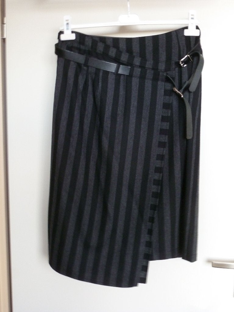 WINTER rok SCARVA WOMAN krijtstreep 40 -GRATIS zend, Kleding | Dames, Maat 38/40 (M), Verzenden, Zwart, Nieuw