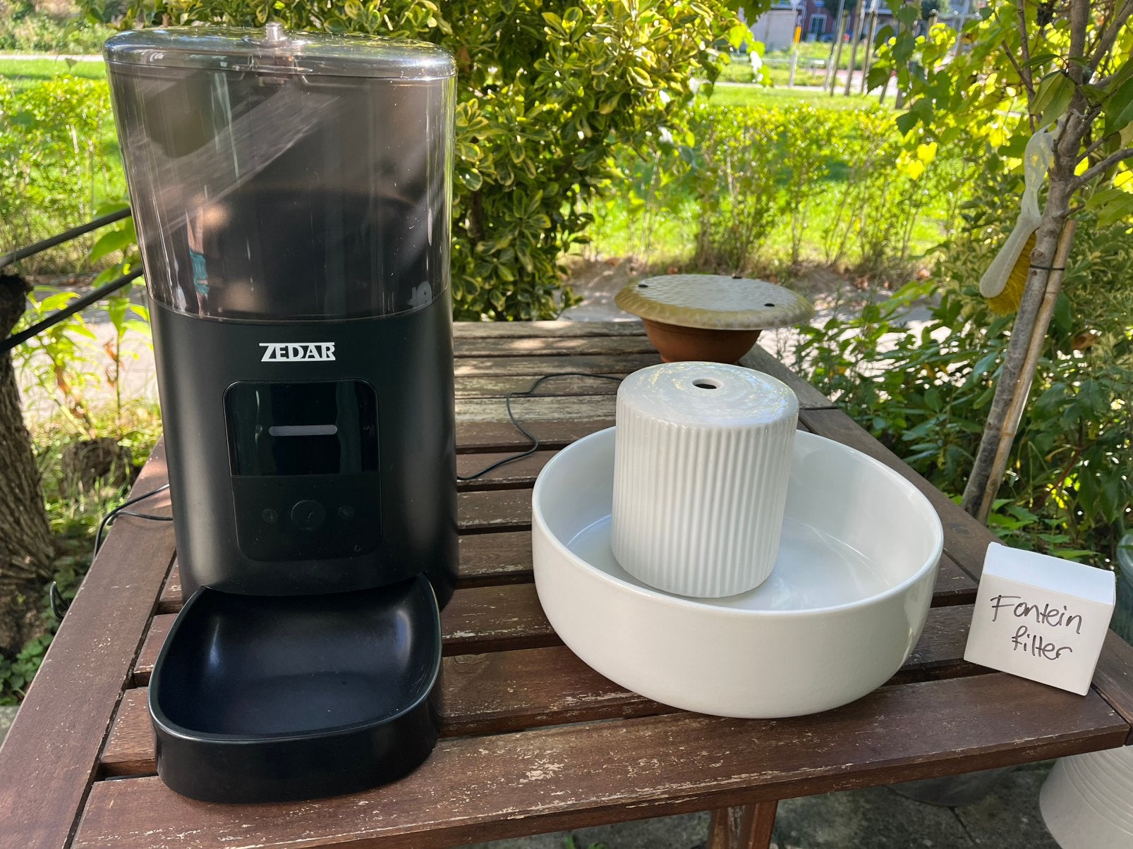 Keramische drinkfontein, Ophalen, Zo goed als nieuw
