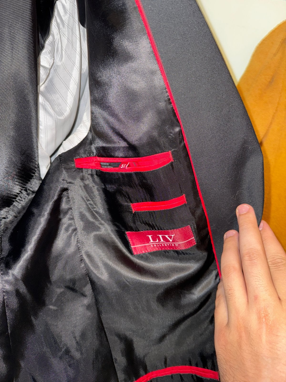 Zwart colbert van LIV Collection | Maat 51, Ophalen of Verzenden, Zo goed als nieuw, Overige maten, Zwart