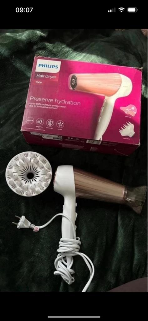 Philips Föhn 7000 Series - Zo goed als nieuw, Ophalen of Verzenden, Zo goed als nieuw, Haarverzorging