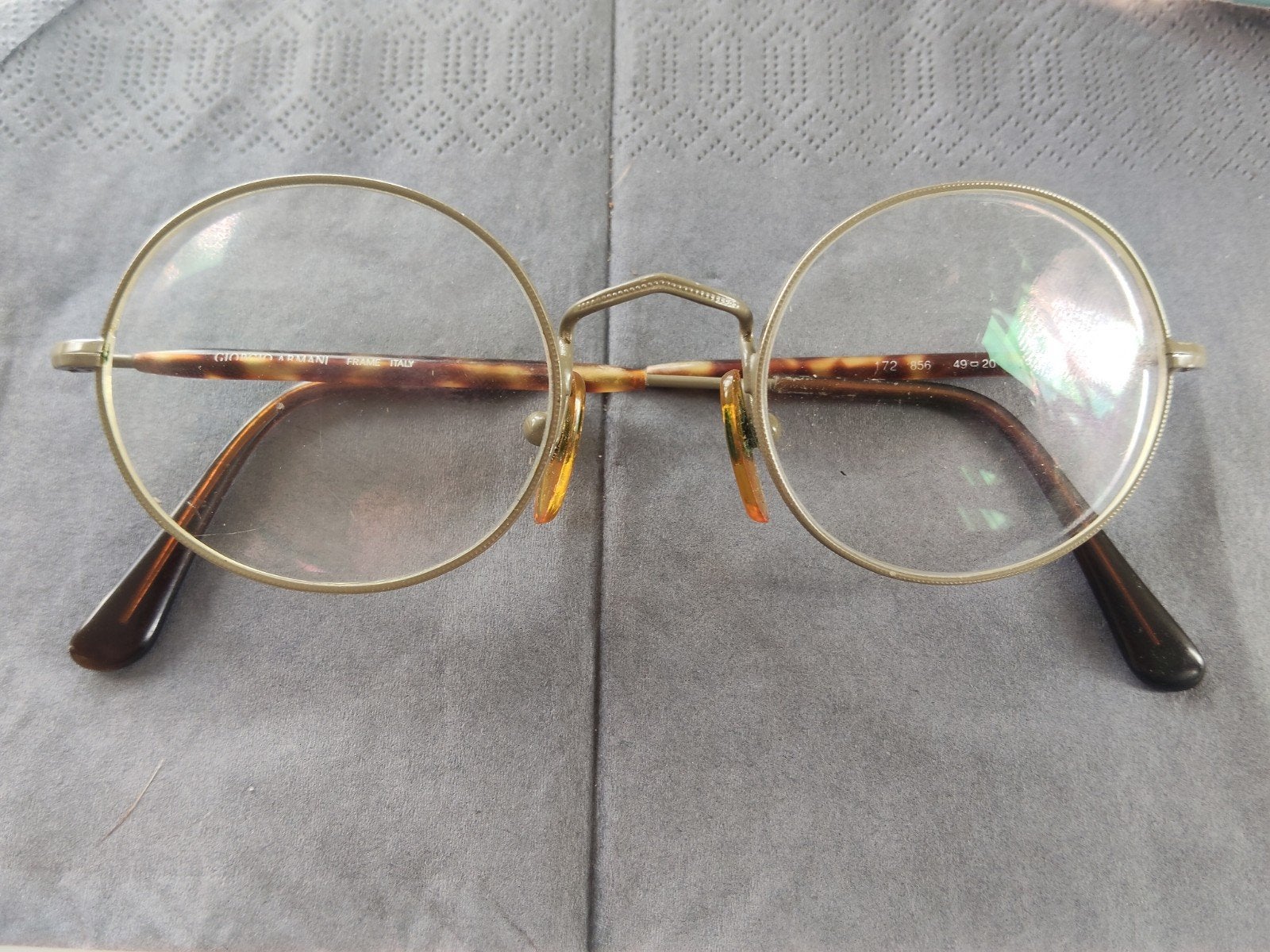 Giorgio Armani 172 Bril – Jaren '90 – Goud/Schildpad, Ophalen, Overige kleuren, Bril, Overige merken