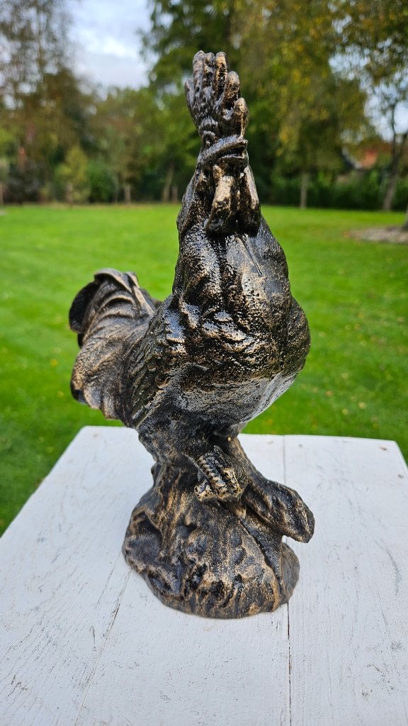 HAAN / gietijzer, Dierenbeeld, Nieuw, Metaal, Info@huisentuindecoratiemarie.nl