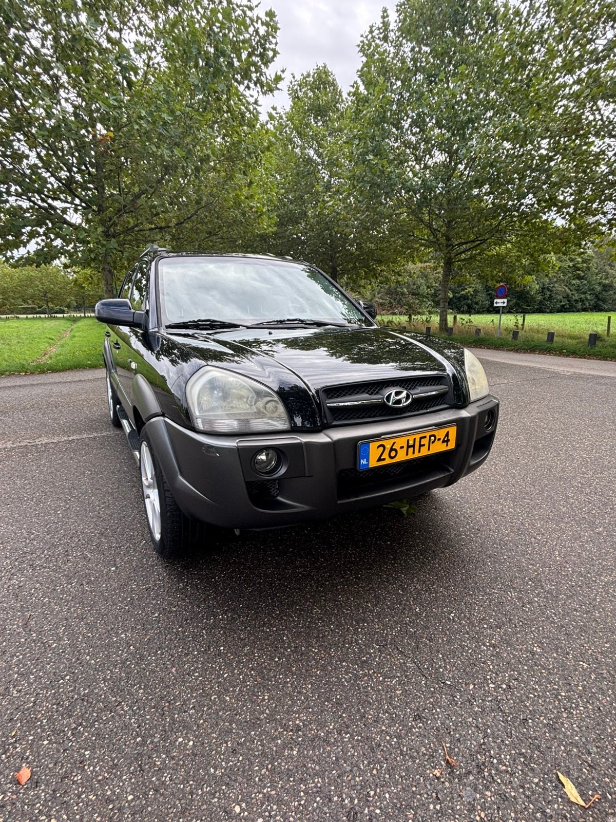 Hyundai Tucson 2.0 I 4WD 2008 Zwart, 4 cilinders, Zwart, Handgeschakeld, Vierwielaandrijving