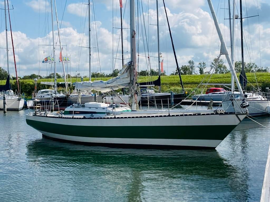 Van de Stadt 37, Watersport en Boten, Kajuitzeilboten en Zeiljachten, Ophalen, Gebruikt, Diesel, 9 tot 12 meter