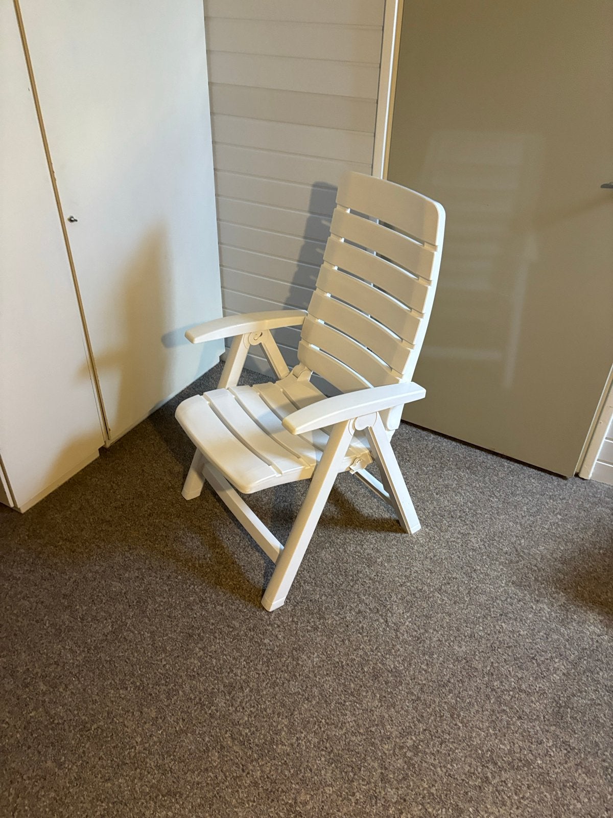 Set van 4 Hartman Ambassador Club tuinstoelen, Ophalen of Verzenden, Gebruikt, Kunststof, Inklapbaar