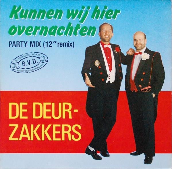 12" Maxi Single (1988) Deurzakkers - Kunnen Wij hier Overnac, Gebruikt, Ophalen of Verzenden, Inclusief binnenhoes, 12 inch