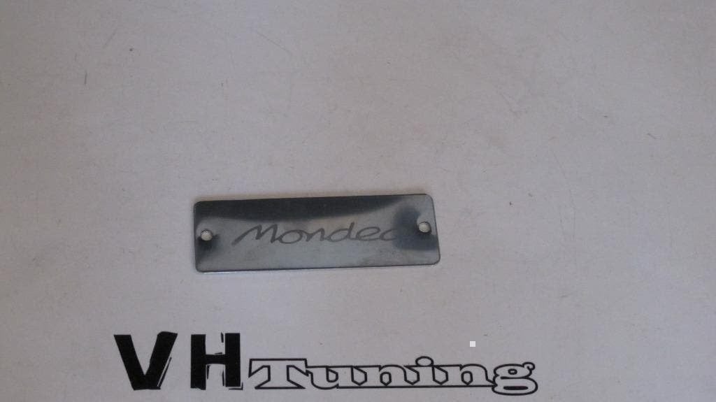 Ford Mondeo chrome type plaat, Ophalen of Verzenden