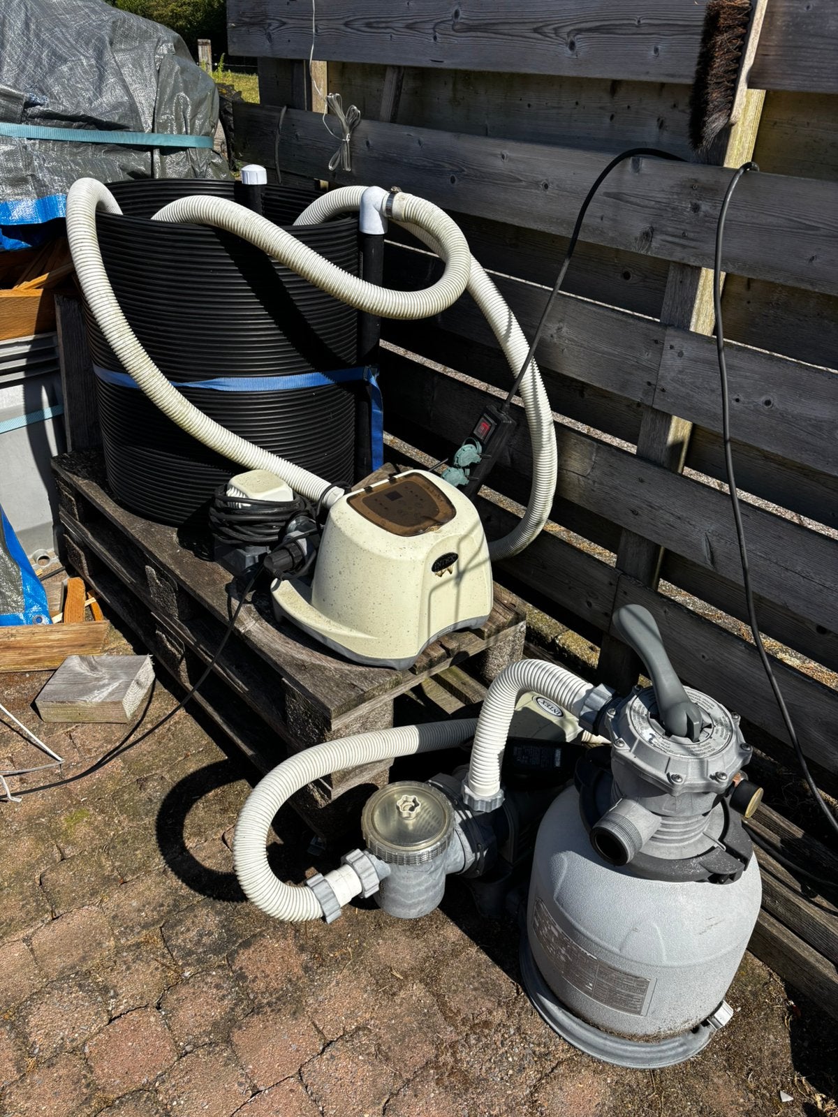 Zandfilterpomp systeem voor zout water, Ophalen, Gebruikt, Zwembadpomp