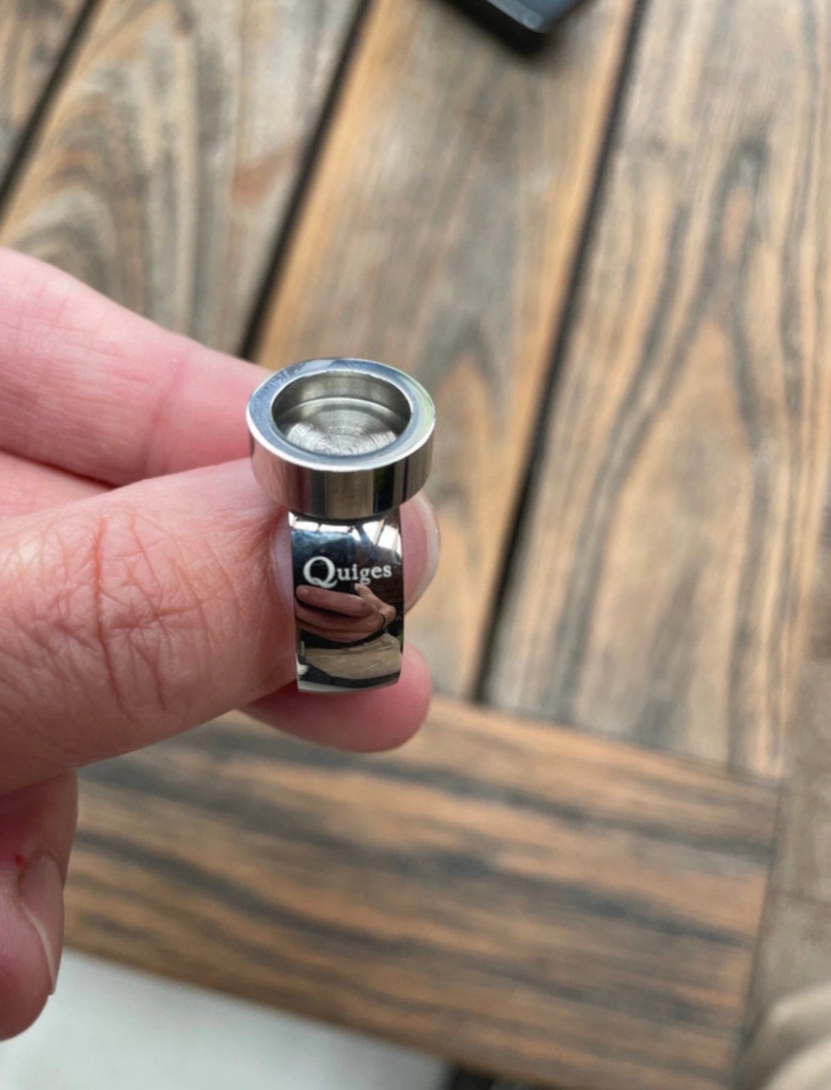 Quiges RVS basis ring maat 22, Sieraden, Tassen en Uiterlijk, 20 of groter, IJzer of Staal, Nieuw, Ophalen of Verzenden