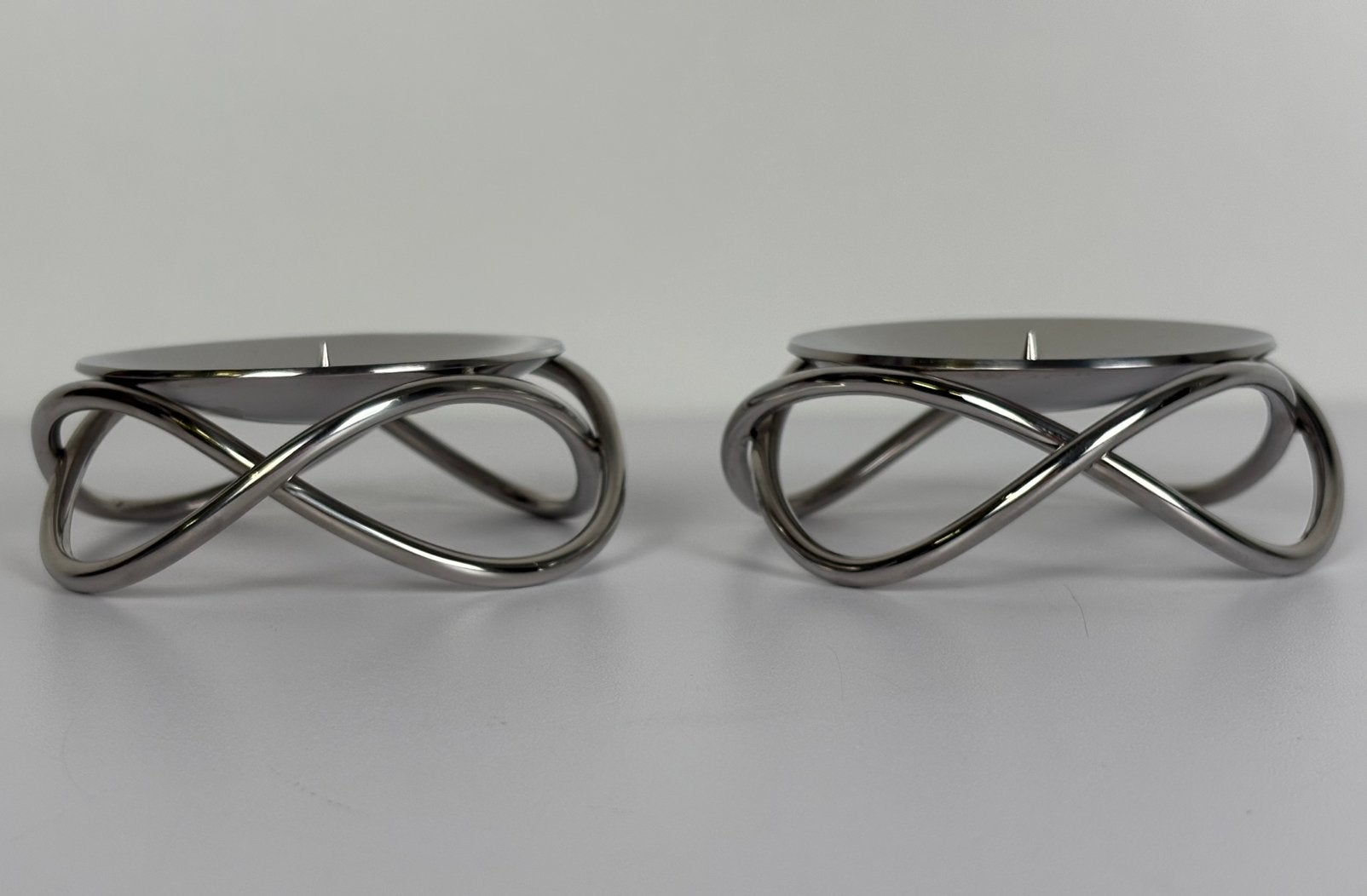 Georg Jensen Scandinavisch design GLOW kandelaar chroom, -, Overige merken, -, Ophalen of Verzenden