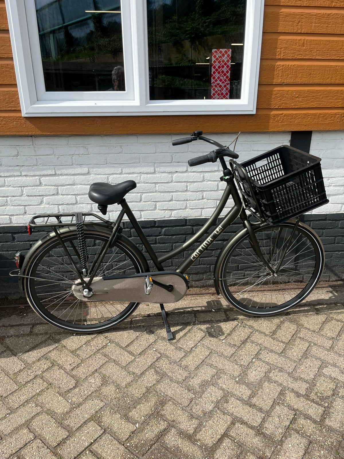 Geheel in nieuwstaat Hoge Cortina U4 mat groen, Fietsen en Brommers, Fietsen | Dames | Damesfietsen, Versnellingen, 56 cm of meer