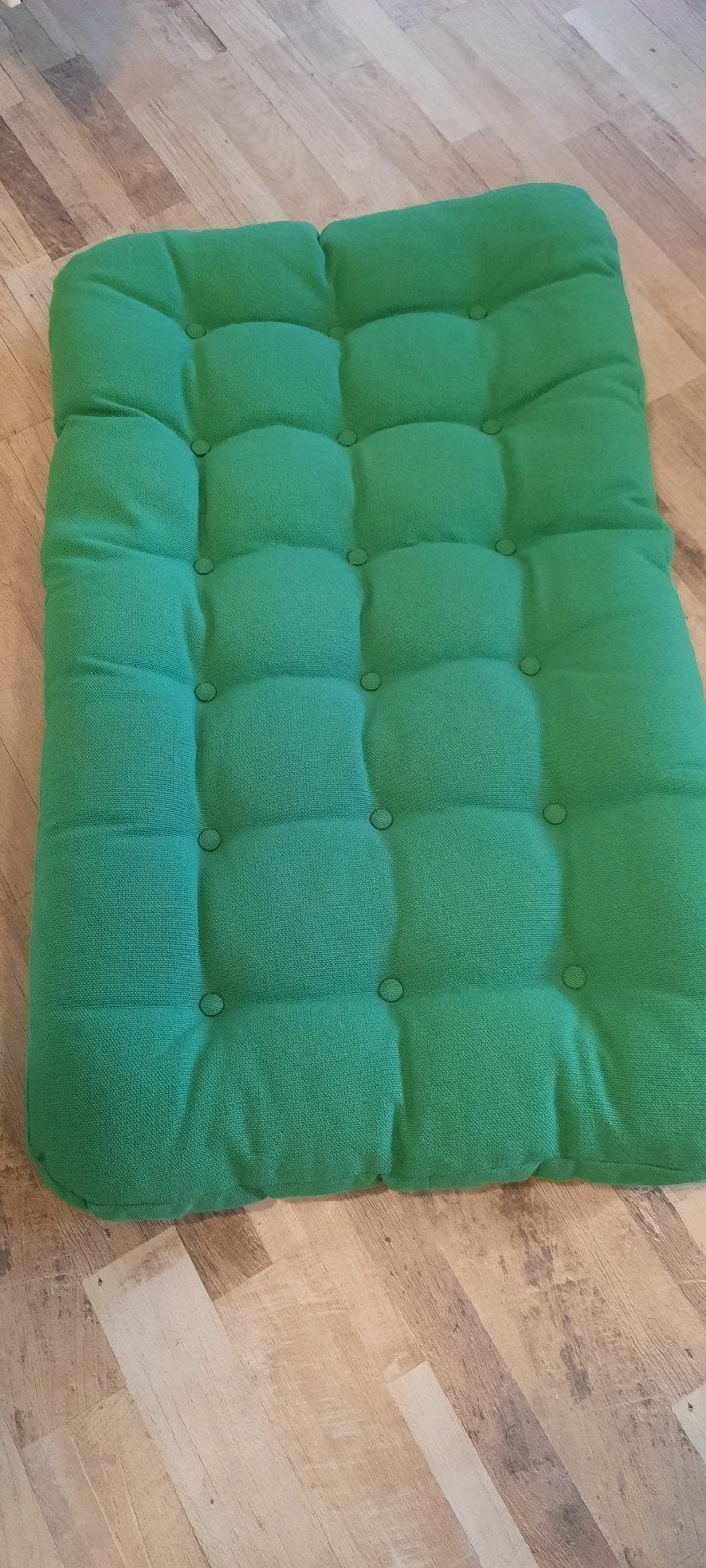 Groen zitkussen voor binnen of buiten 107 × 61 cm, Ophalen, Overige merken, Zo goed als nieuw, Groen