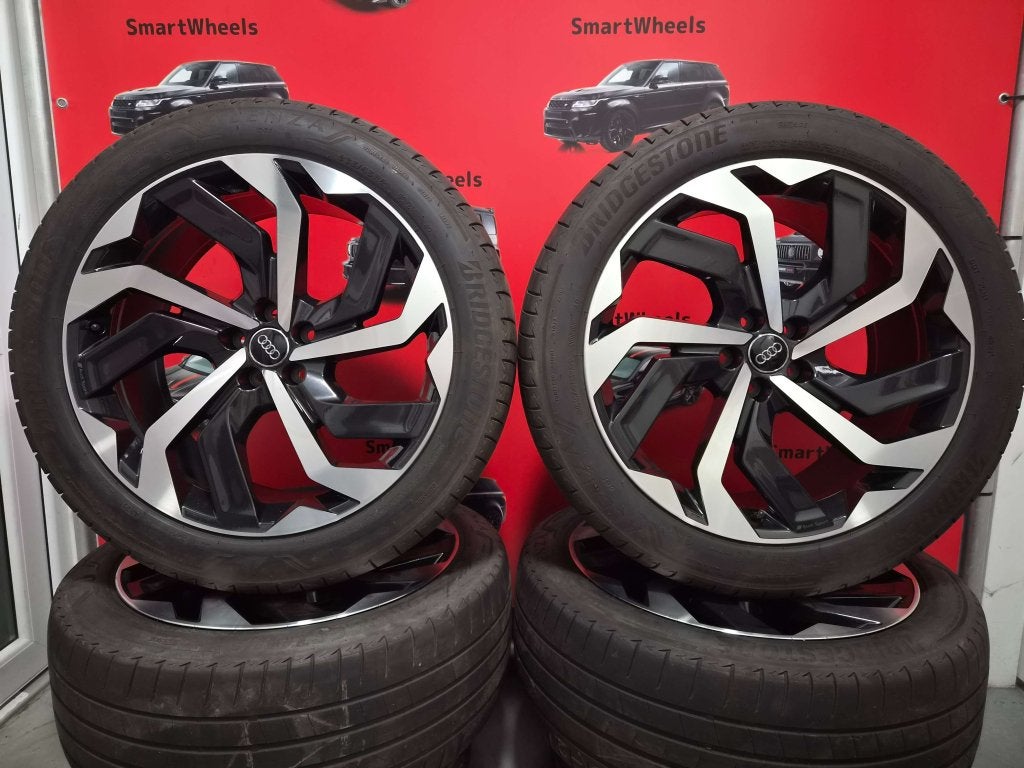 21 inch ORIGINEEL AUDI E-TRON Q7 Q8 VELGEN EN BANDEN, Niet ingevuld, 265 mm, Banden en Velgen, Niet ingevuld