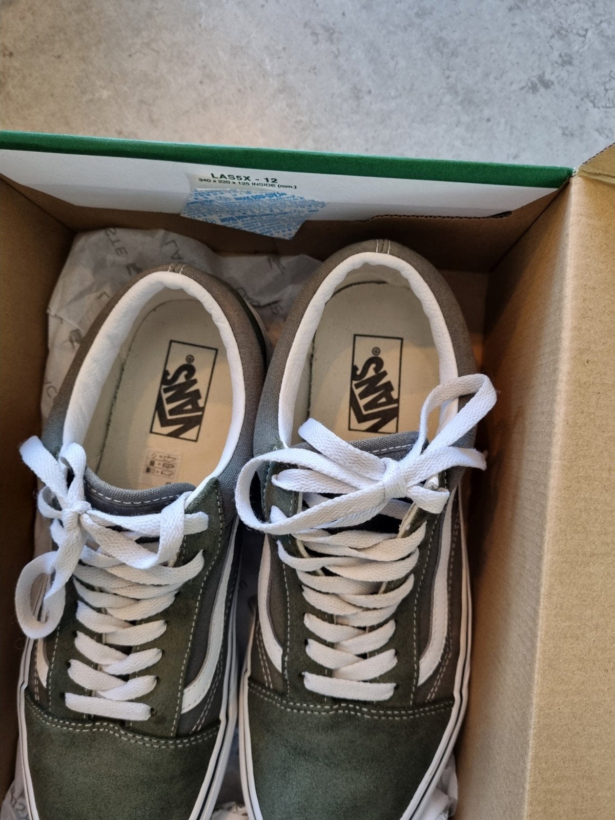 Vans Old Skool Sneakers maat 42 - Zo Goed als Nieuw, Ophalen of Verzenden, Vans, Groen, Sneakers of Gympen