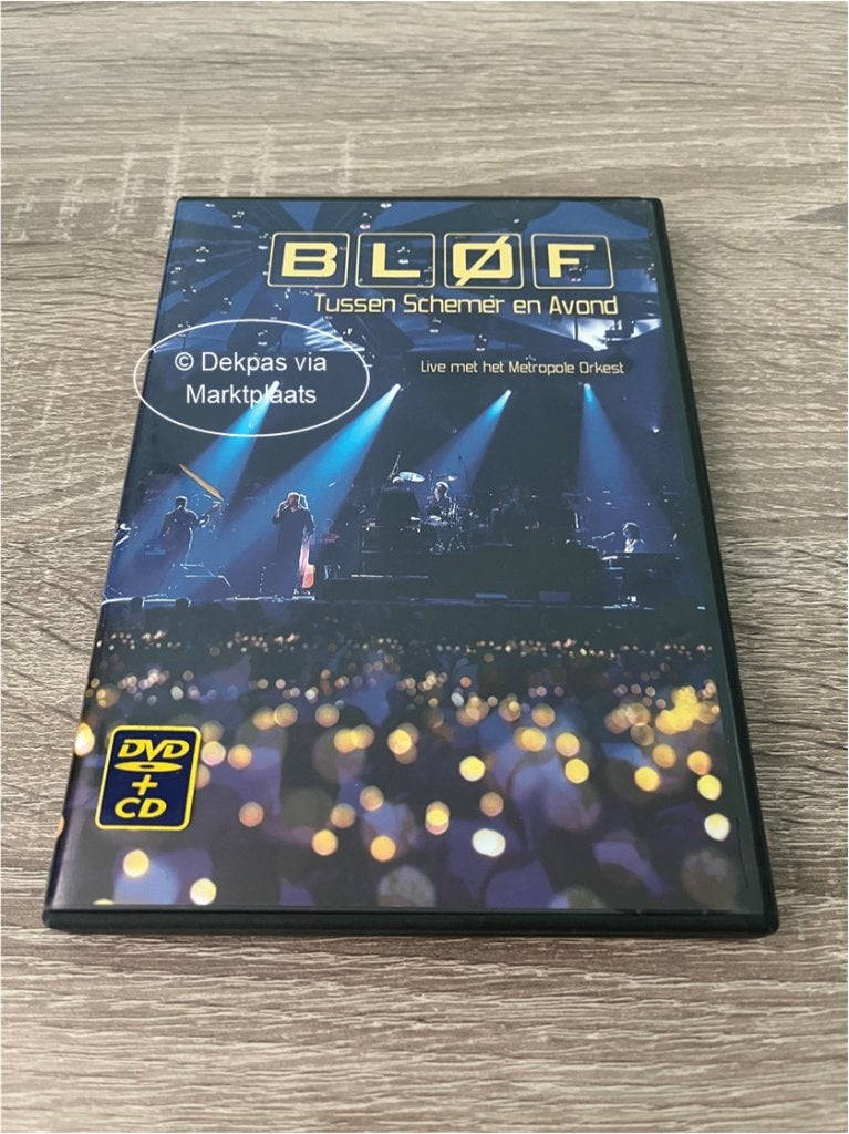 Dvd Bløf - Tussen Schemer en Avond, Alle leeftijden, Ophalen of Verzenden, Gebruikt, Concert