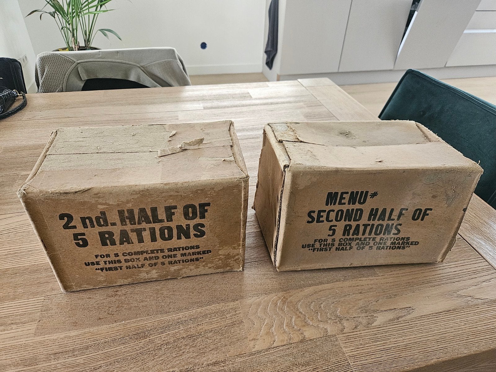 Rations doosjes ww2, Verzamelen, Militaria | Tweede Wereldoorlog, Ophalen of Verzenden