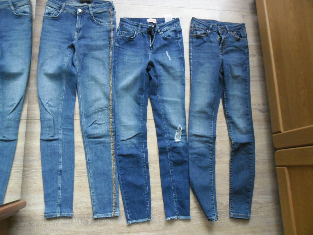 3 stuks z.g.a.n. meisjes spijkerbroeken Maat 176/XS, Broek, Meisje, Ophalen of Verzenden, Zo goed als nieuw