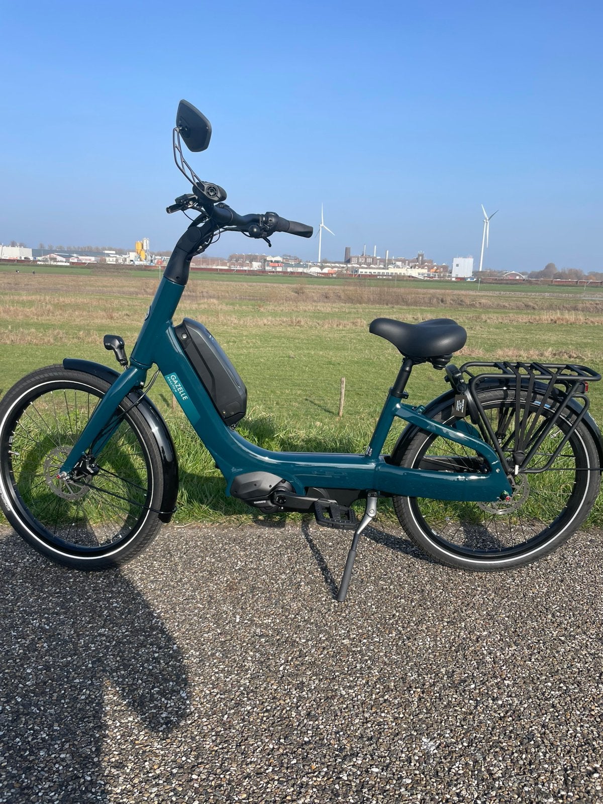 Gazelle Easyflow Pine Green 504kw accu 63 kilometer, Fietsen en Brommers, Elektrische fietsen, Ophalen, Zo goed als nieuw, Minder dan 47 cm