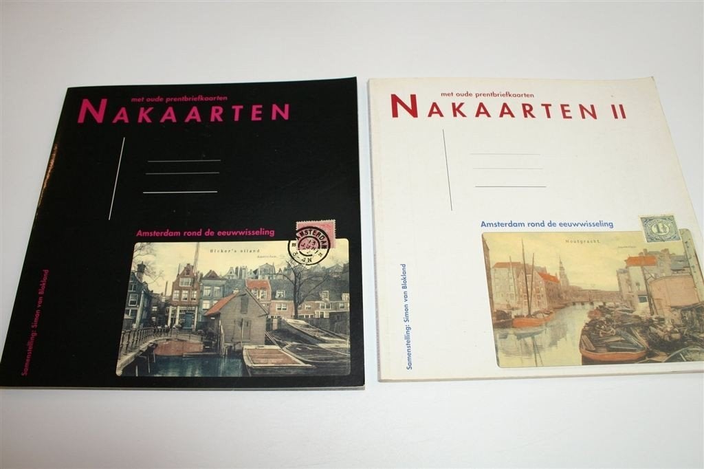 Amsterdam Oude Prentbriefkaarten [1900-1925] — Set Compleet, Ophalen of Verzenden, Gelezen