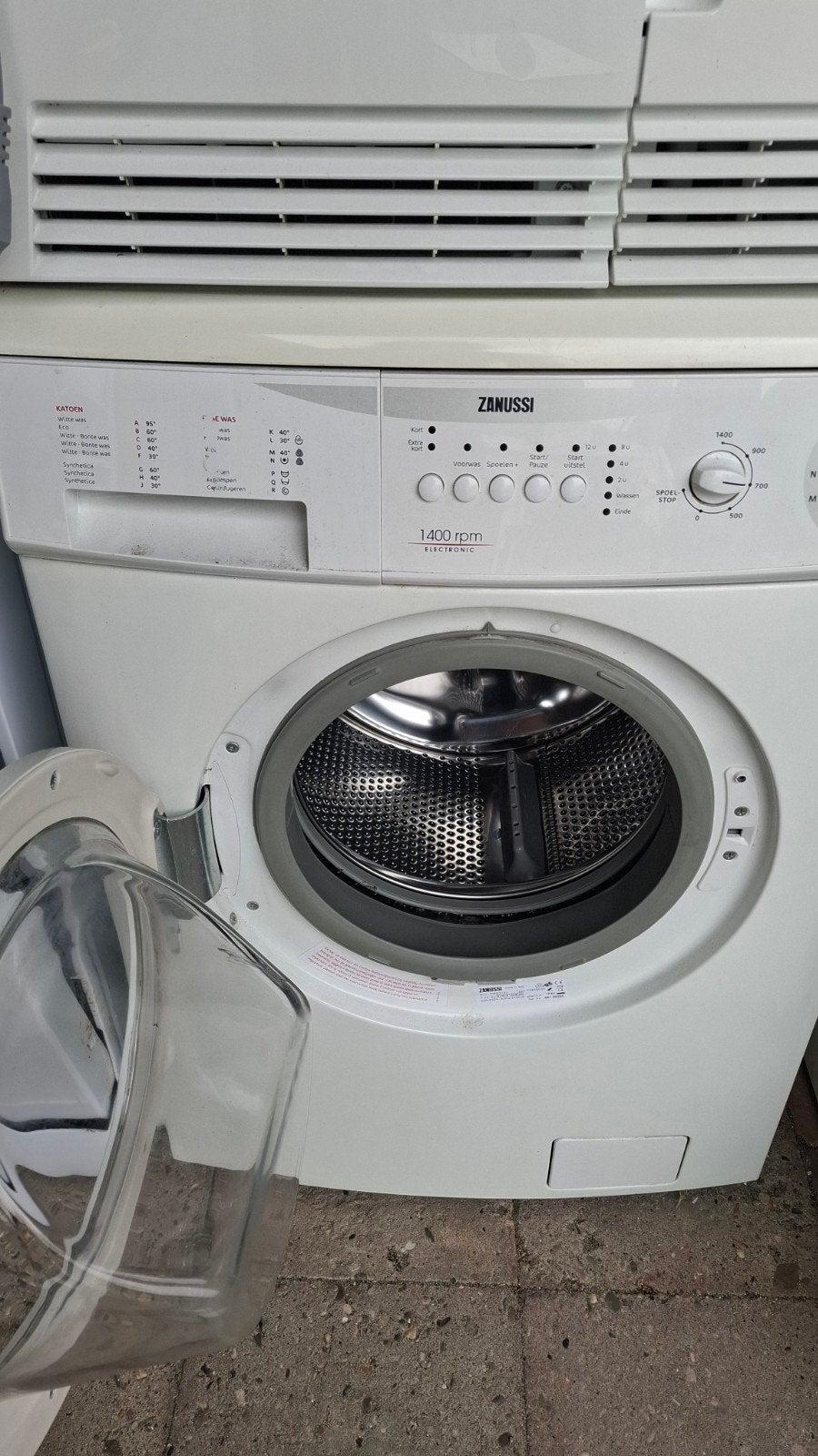 Zanussi Voorlader Wasmachine 1400 rpm, Witgoed en Apparatuur, Ophalen of Verzenden, Gebruikt, 1200 tot 1600 toeren, Voorlader