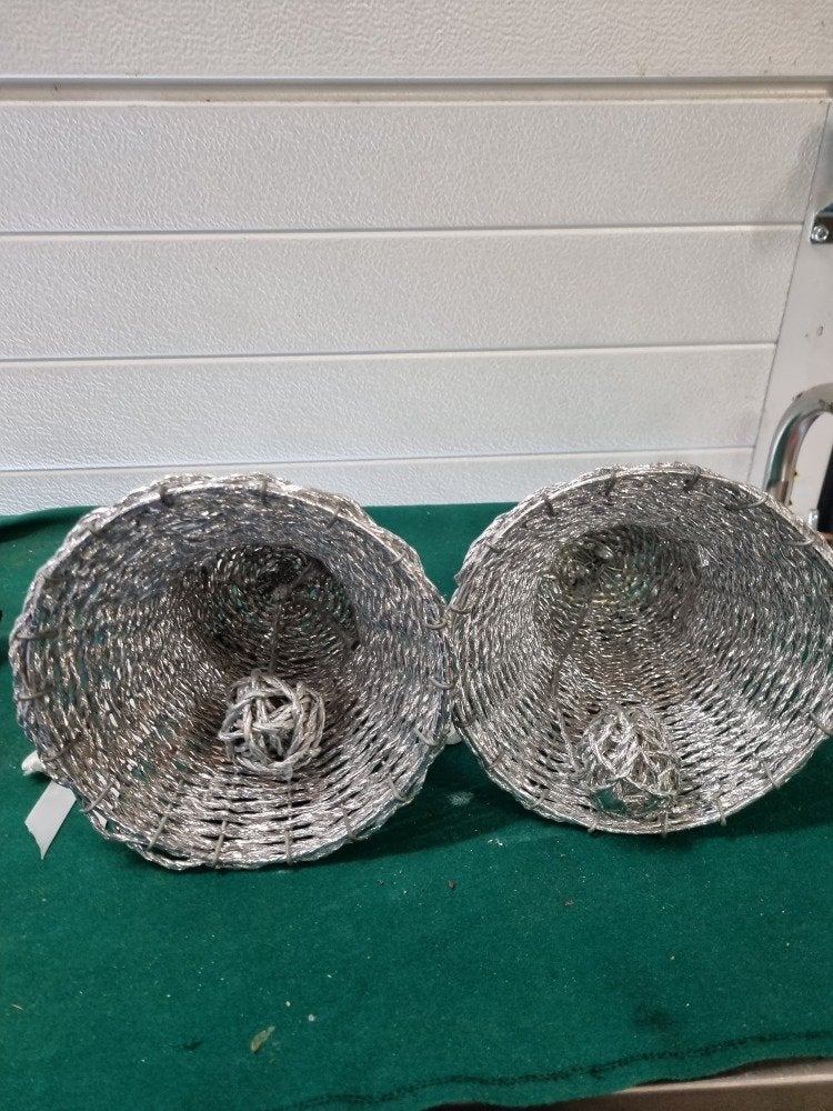 bellen zilverkleurig touw draad 2 stuks, Ophalen of Verzenden, 'T Olde Gre-j, Info@toldegrej.nl, Endepoelstraat 20f Didam
