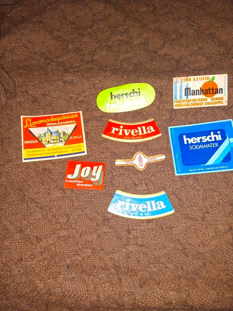 Limonade etiketten, Verzamelen, Merken en Reclamevoorwerpen, Ophalen of Verzenden