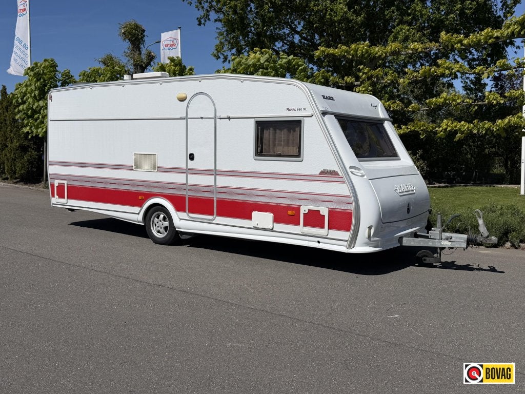 Kabe Royal 560 XL Mover,Skiluik,Achterraam, Caravans en Kamperen, Caravans, Bedrijf, tot en met 4, 1250 - 1500 kg, Rondzit, Kabe