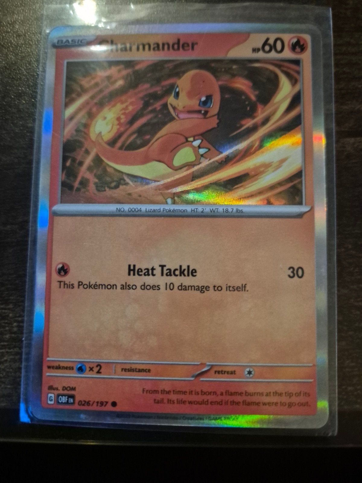 Charmander 026/197 holo, Ophalen of Verzenden, Nieuw