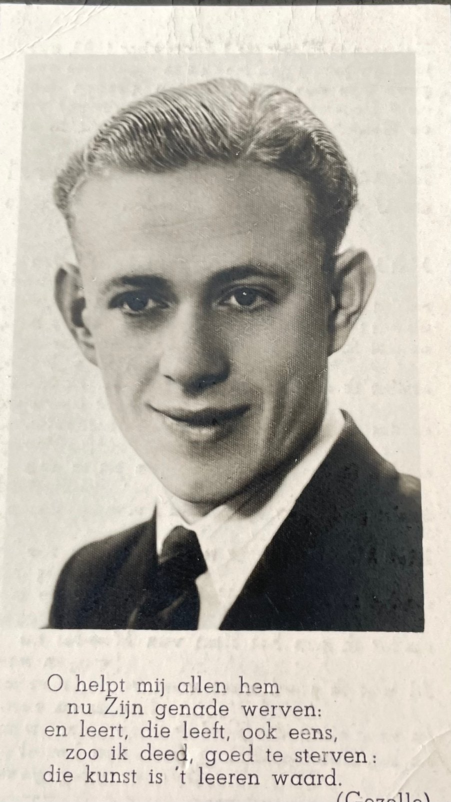 Edmond Emlle van den Heuvel 1920 Weert, Ophalen of Verzenden