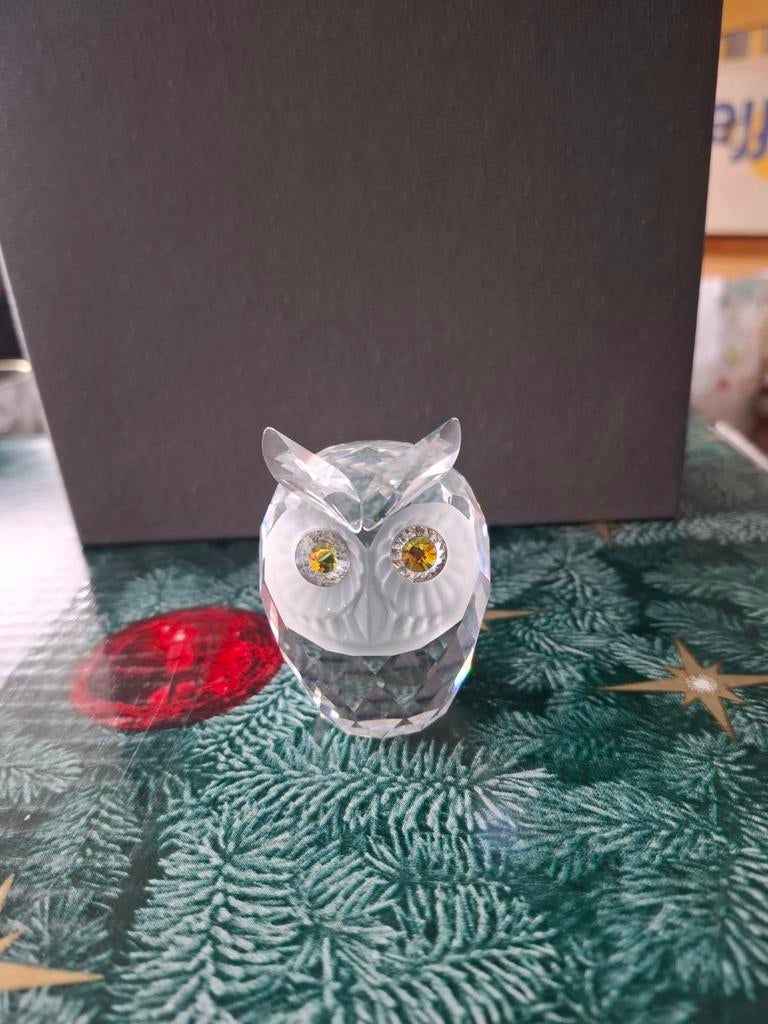 Swarovski Kristallen Uil, Verzamelen, Swarovski, Ophalen, Zo goed als nieuw, Figuurtje