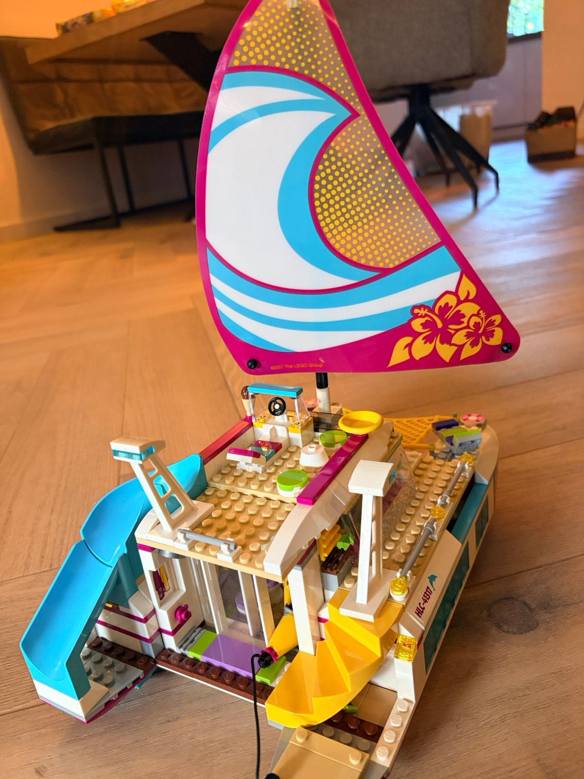 Lego Friends Sunshine Catamaran 41317. Boot/jacht/cruise, Ophalen of Verzenden, Gebruikt